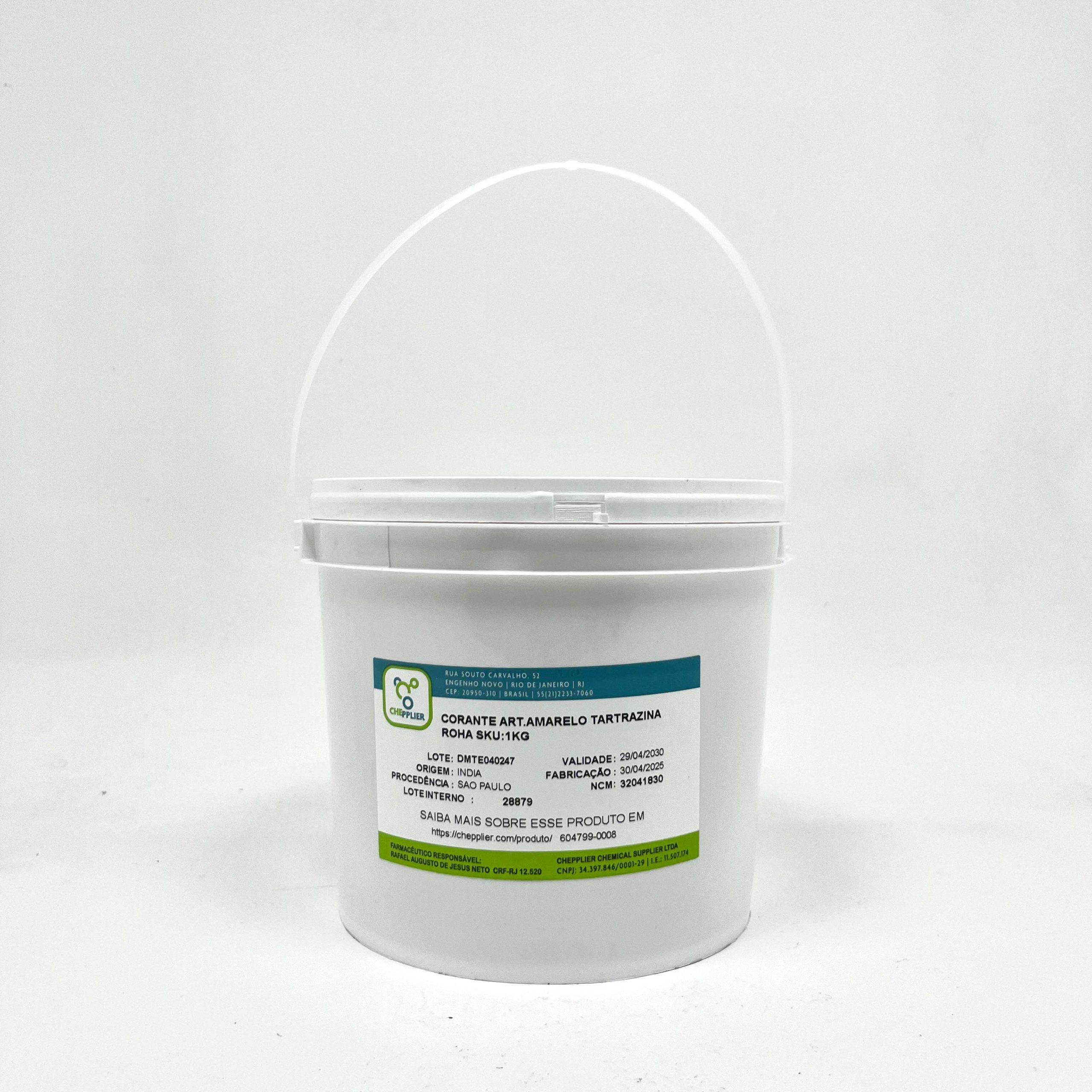 CORANTE ARTIFICIAL AMARELO TARTRAZINA ROHA 1Kg