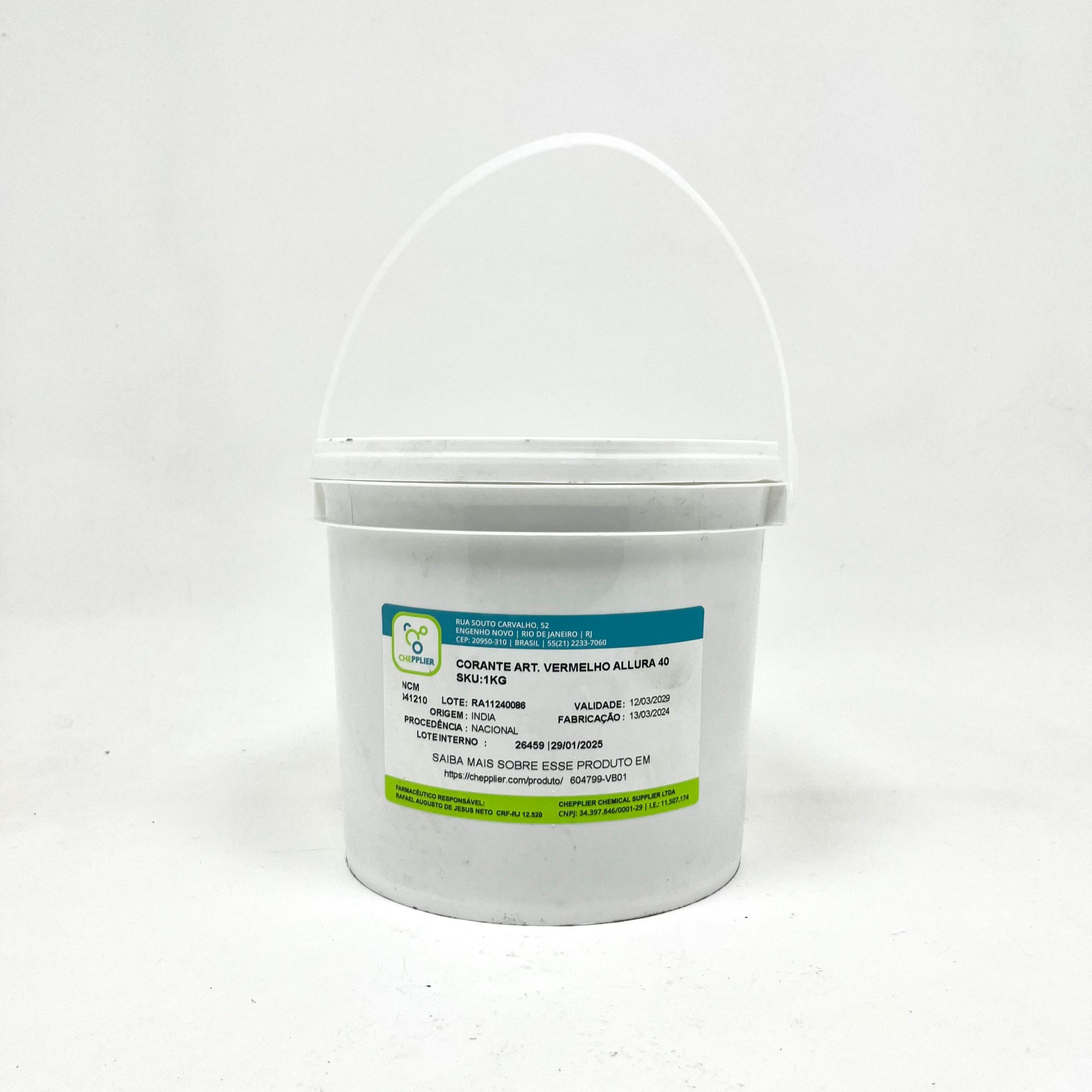 CORANTE ARTIFICIAL VERMELHO ALLURA 40 1Kg