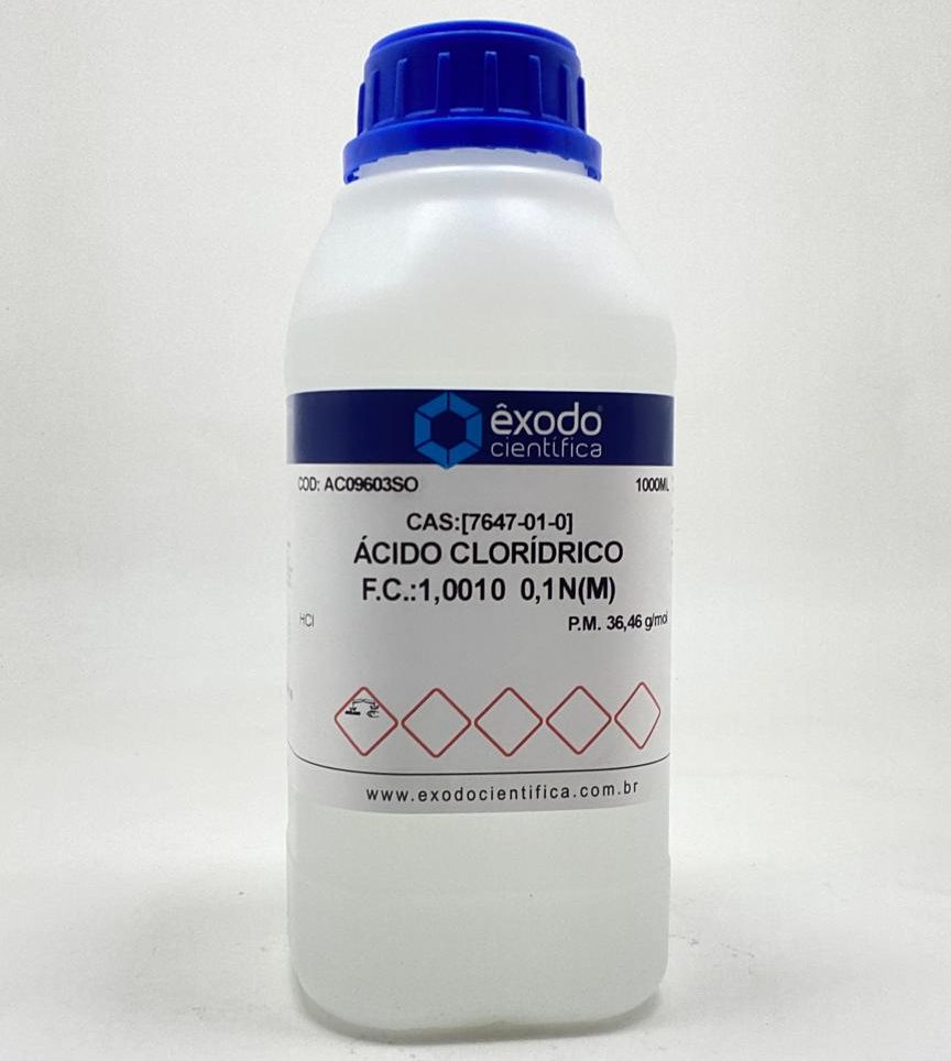 ACIDO CLORIDRICO SOL.0,1N (M) AQ 0.37% 1LT