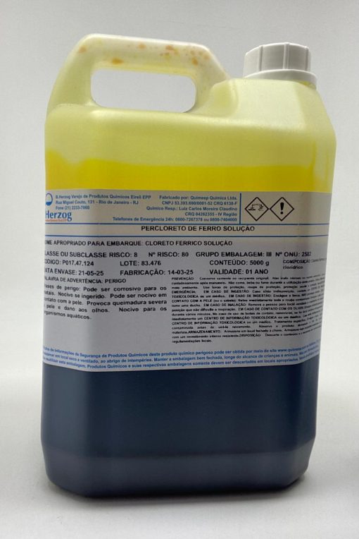 PERCLORETO DE FERRO EM SOLUÇÃO 5Kg