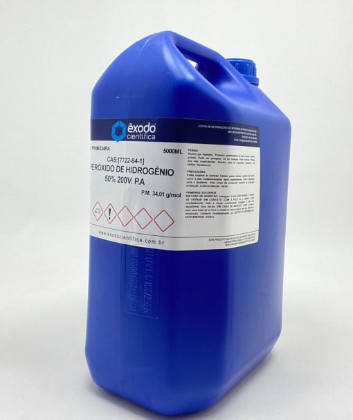PEROXIDO DE HIDROGENIO 50% 200V. PA 5LT