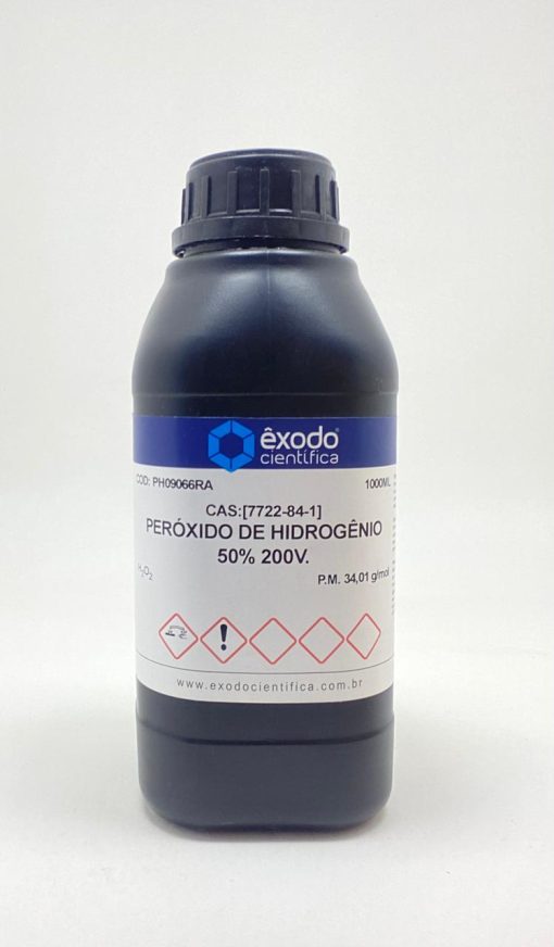 PEROXIDO DE HIDROGENIO 50% 200V. 1LT