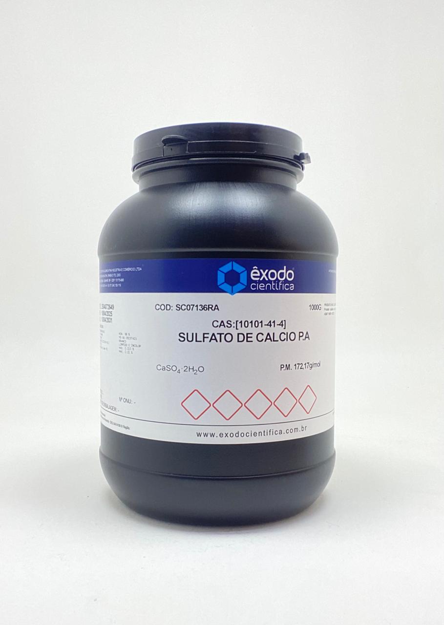 SULFATO DE CALCIO 2H2O PA 98% 1KG