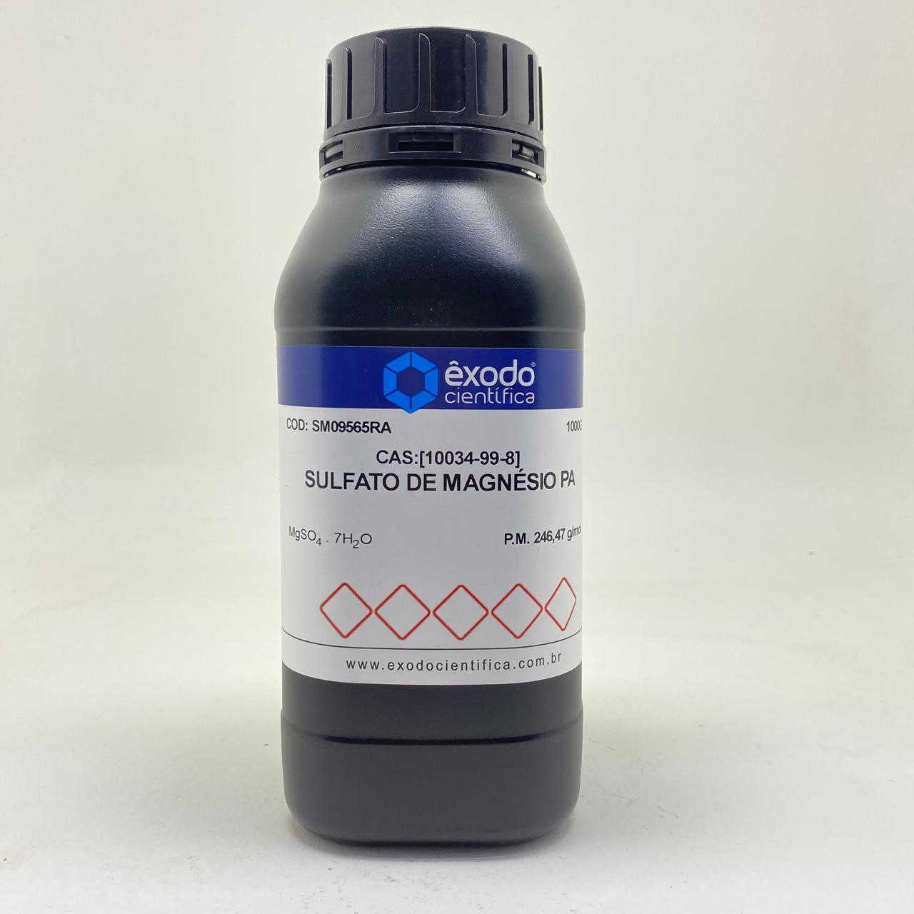 SULFATO DE MAGNESIO 7H2O PA 98% 1kg