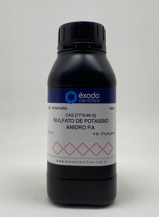 SULFATO DE POTASSIO ANIDRO PA 98% 1KG