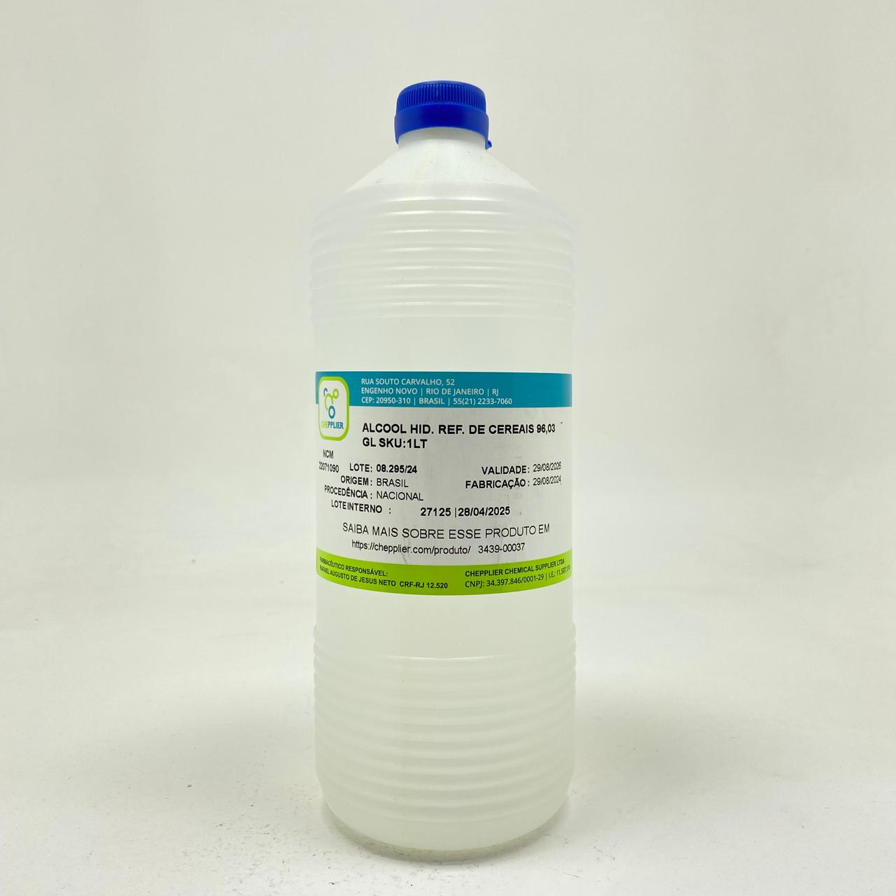ALCOOL HID. REF. DE CEREAIS 96,03 GL 1LT