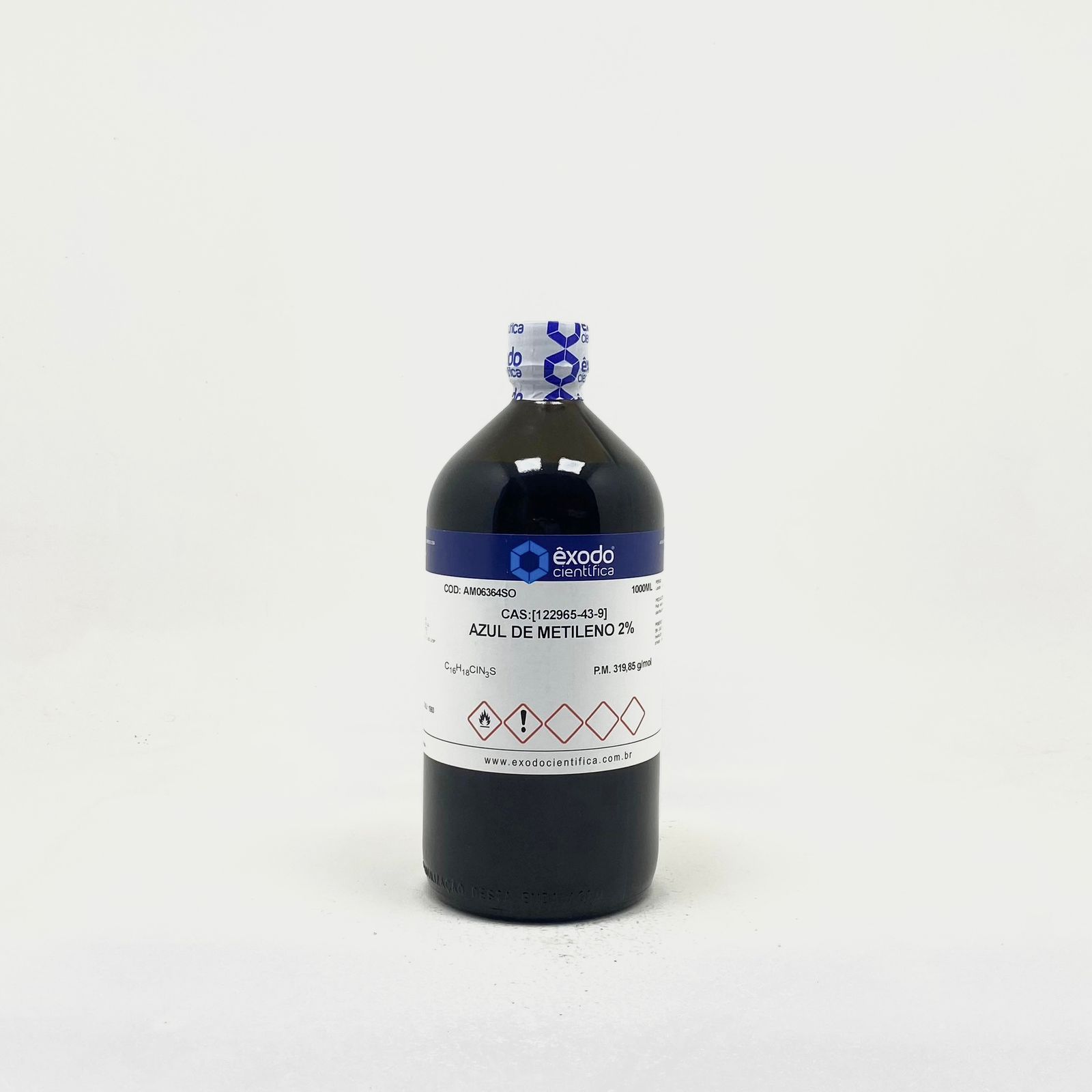 AZUL DE METILENO SOL. 2% ALCÓOLICA 1L
