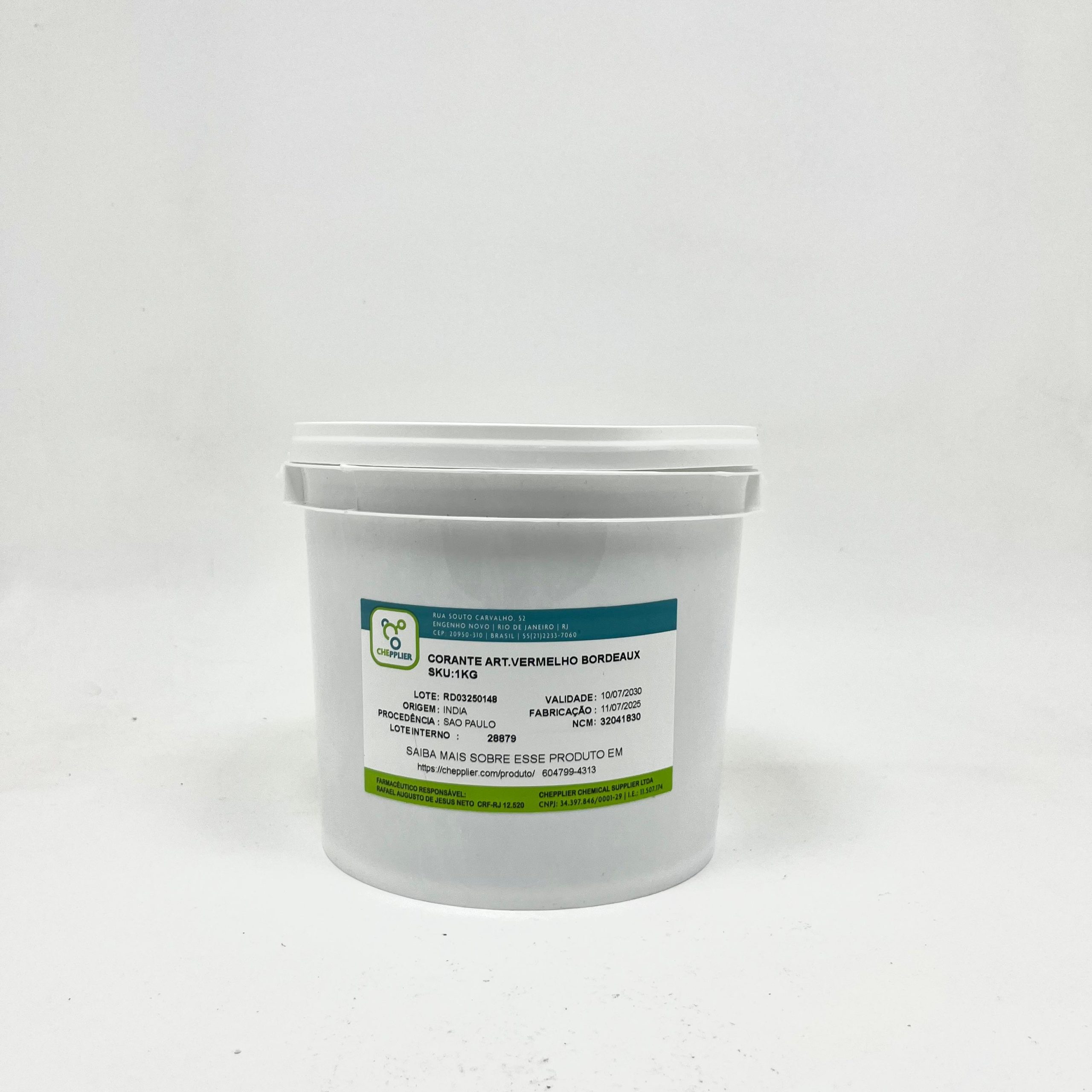 CORANTE ARTIFICIAL VERMELHO BORDEAUX 1KG